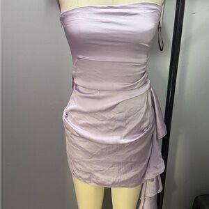 Forever 21 Strapless Light Purple Dress